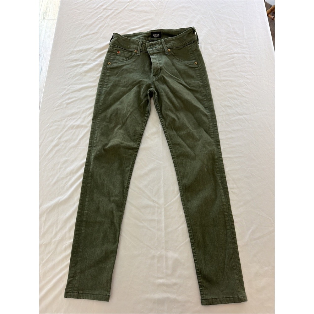 Hudson Collin Skinny Cropped Army Green Jeans - Women's 29 -MOCK  Pockets